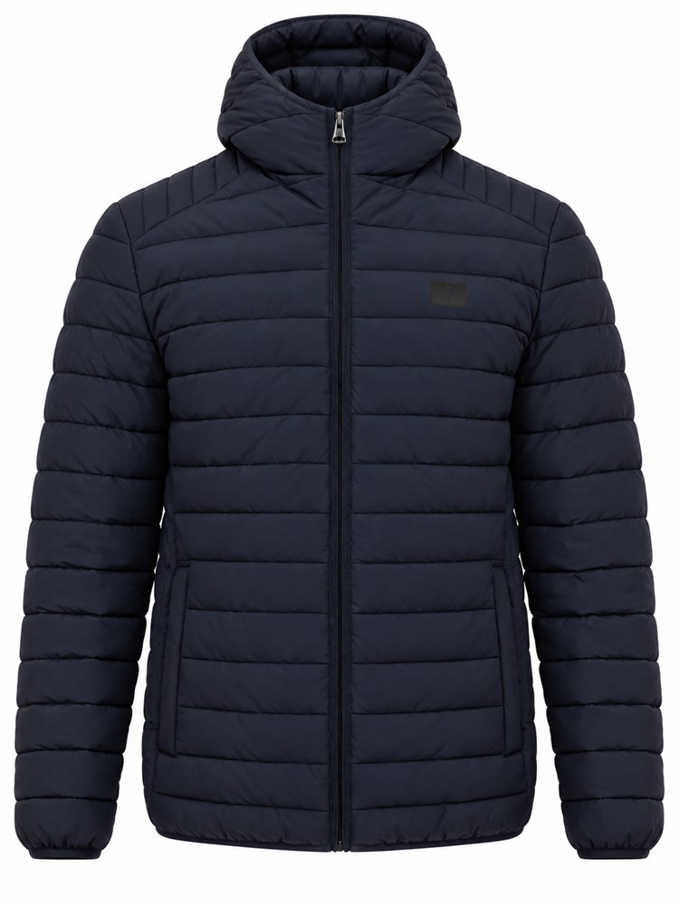 Giubbino Trussardi uomo in nylon crinkle blu