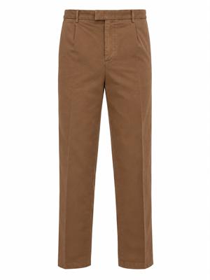 Pantaloni Margutta Briglia in cotone cammello in UOMO