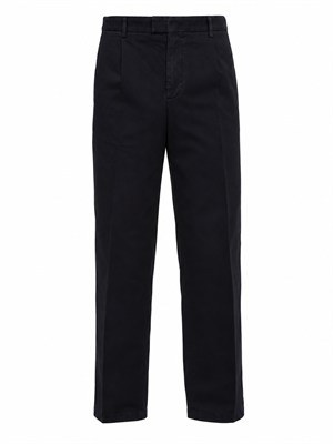 Pantaloni Margutta Briglia in cotone blu in UOMO