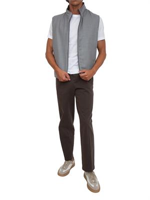Pantaloni Margutta Briglia in cotone marrone in UOMO