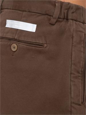 Pantalone Manhattan Briglia 1949 in cotone marrone in UOMO