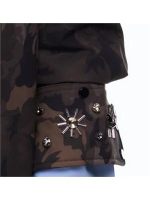 Giacca overshirt imbottita Barengo Pinko camouflage in DONNA