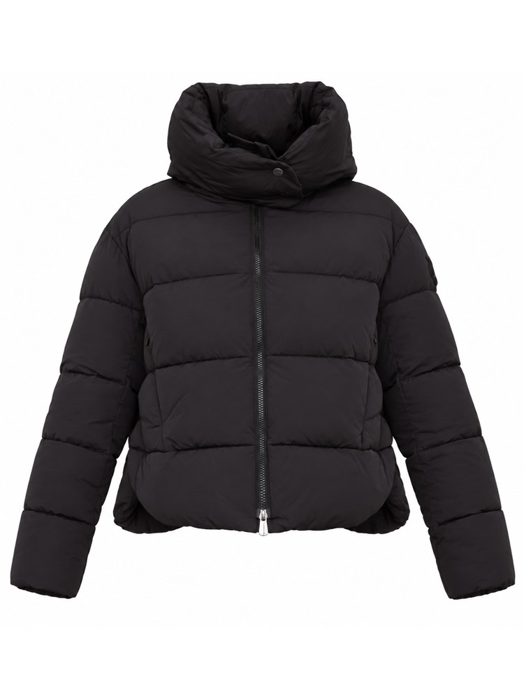 Piumino Giza Pinko in tela tecnica cre^pe nero