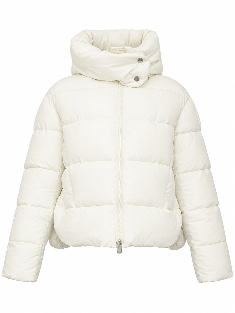 Piumino Giza Pinko in tela tecnica cre^pe bianco