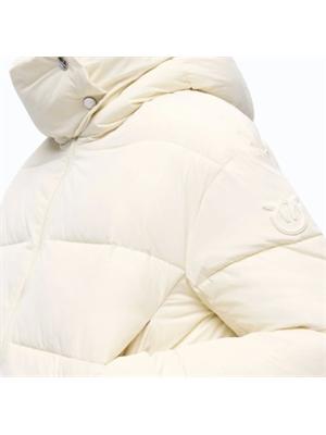 Piumino Giza Pinko in tela tecnica cre^pe bianco in DONNA