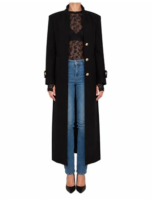 Maglia top Casalferro Pinko pizzo nero in DONNA