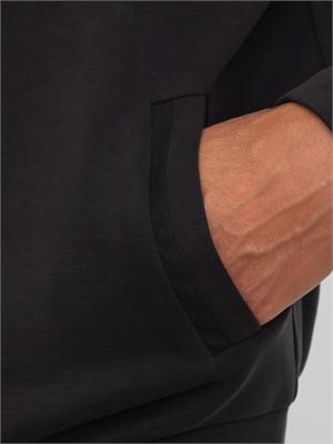 Felpa Aiace Galassi in tessuto nero in UOMO