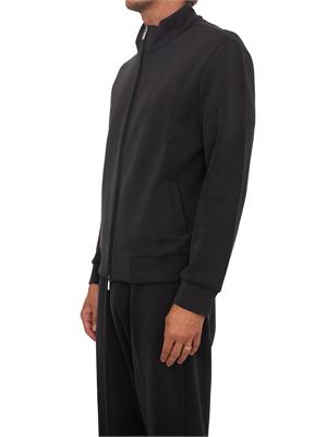 Felpa Aiace Galassi in tessuto nero in UOMO
