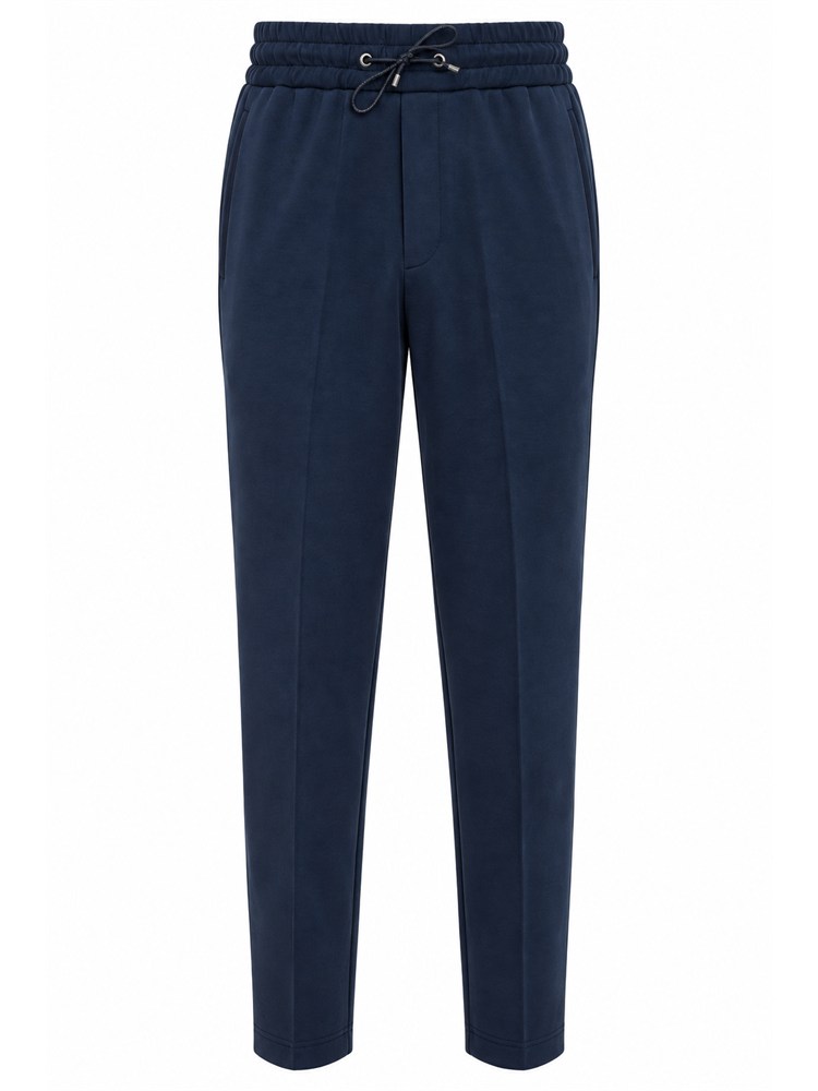 Pantaloni tuta Aiace Galassi in tessuto blu