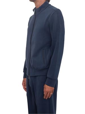 Felpa Aiace Galassi in tessuto blu in UOMO