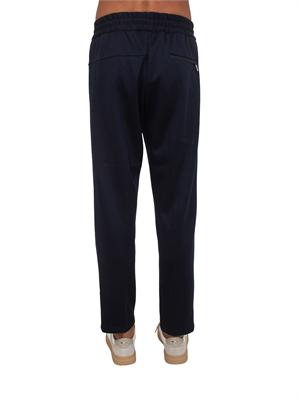 Pantalone tuta Aiace Galassi misto lana blu in UOMO