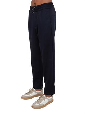 Pantalone tuta Aiace Galassi misto lana blu in UOMO
