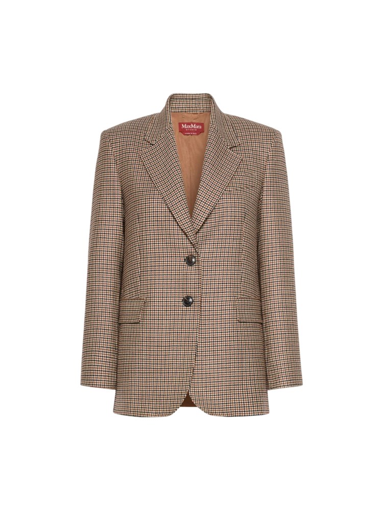 Giacca MSTSALICE Max Mara Studio in batavia di pura lana pied de poule