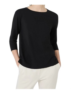 T-shirt nera WKDMULTIA Max Mara Weekend in cotone in DONNA