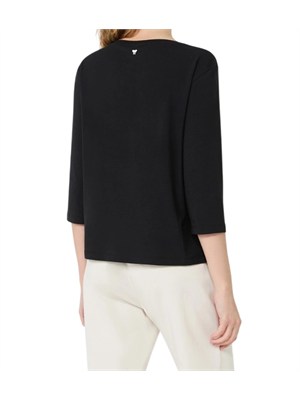 T-shirt nera WKDMULTIA Max Mara Weekend in cotone in DONNA