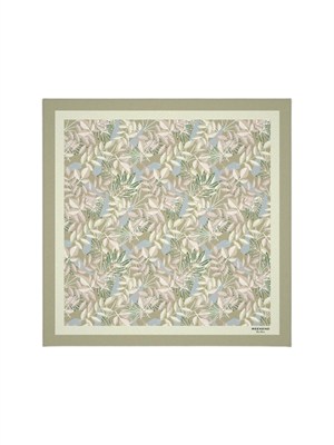 Foulard 50x50 WKACAMICE Max Mara Weekend stampa verde in DONNA