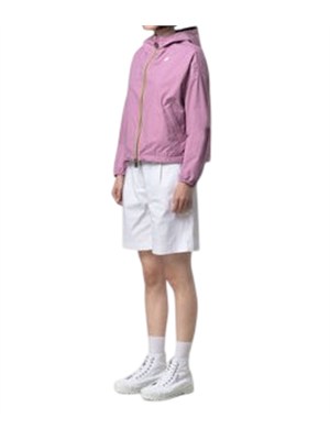 Giubbino reversibile Laurette K-Way donna in tessuto rosa/bordeaux in DONNA