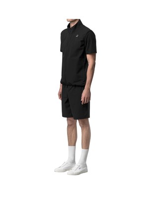 Gilet unisex Flaner K-Way in pile nero in UOMO