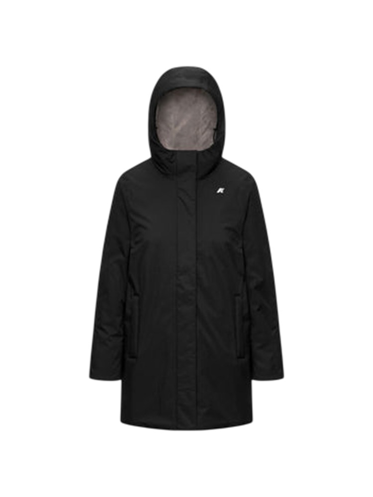 Giubbino Sophie K-Way donna in tessuto nero