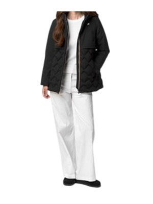 Giubbino imbottito Siphane K-Way donna in tessuto nero in DONNA