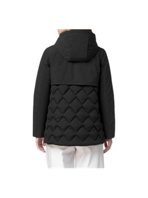 Giubbino imbottito Siphane K-Way donna in tessuto nero in DONNA