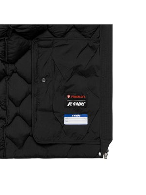 Giubbino imbottito Siphane K-Way donna in tessuto nero in DONNA