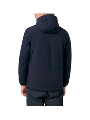 Giubbino reversibile Jack K-Way waterproof blu/khaki in UOMO
