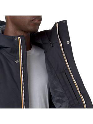 Giubbino Jacko K-Way uomo in tessuto blu in UOMO