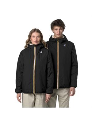 Giubbino Claude K-Way in nylon ripstop nero in UOMO
