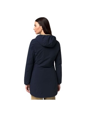 Giubbino reversibile Denise K-Way donna in nylon blu in DONNA