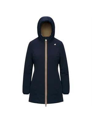 Giubbino reversibile Denise K-Way donna in nylon blu in DONNA