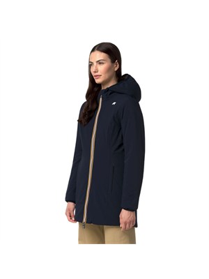 Giubbino reversibile Denise K-Way donna in nylon blu in DONNA