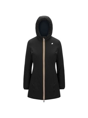 Giubbino reversibile Denise K-Way donna in nylon nero in DONNA