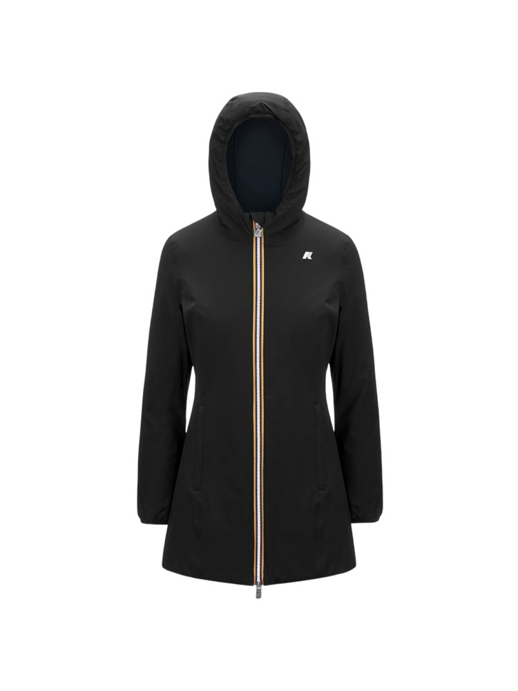 Giubbino reversibile Denise K-Way donna in nylon nero