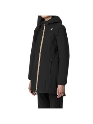 Giubbino reversibile Denise K-Way donna in nylon nero in DONNA