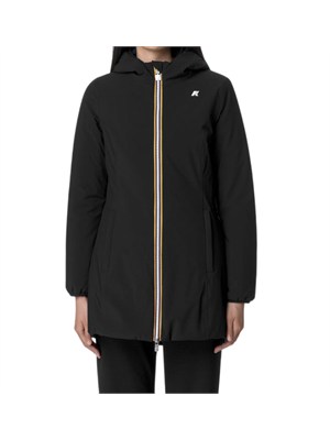 Giubbino reversibile Denise K-Way donna in nylon nero in DONNA