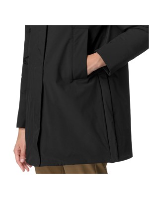 Giubbino Marla K-Way donna in tessuto nero in DONNA