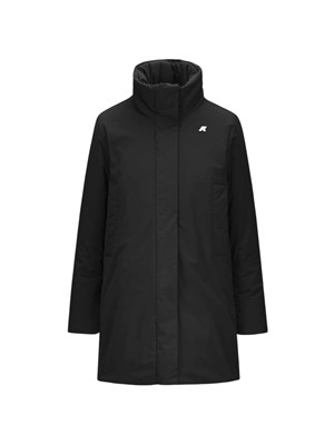 Giubbino Marla K-Way donna in tessuto nero in DONNA
