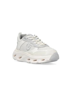Sneakers bianca Pink09 Pinko in pelle e tessuto in DONNA