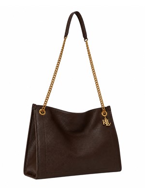Bradley Lauren Ralph Lauren in pelle marrone in DONNA