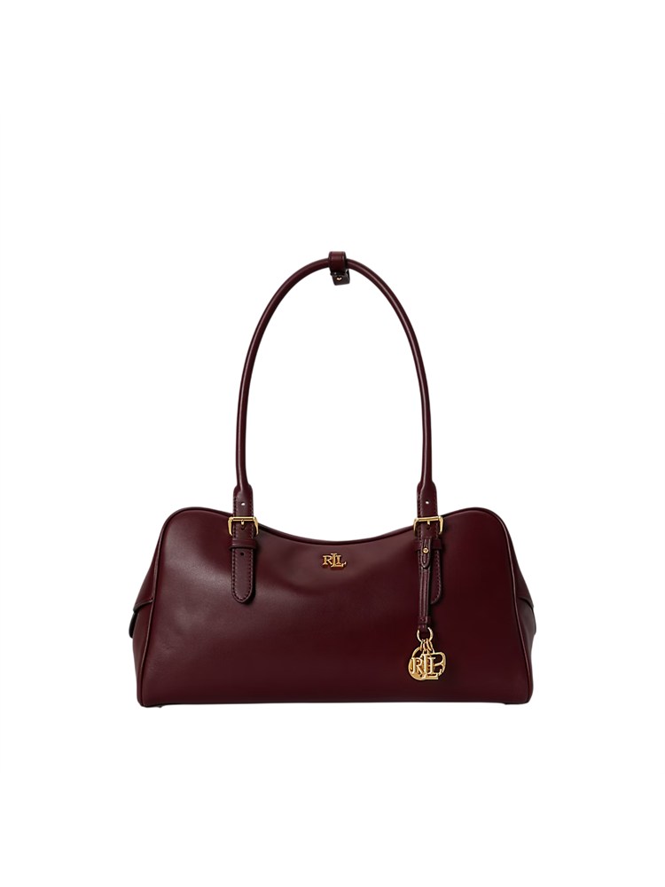 Borsa Marcy Lauren Ralph Lauren in pelle bordeaux