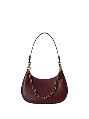 Borsa Marcy Lauren Ralph Lauren in pelle bordeaux in DONNA