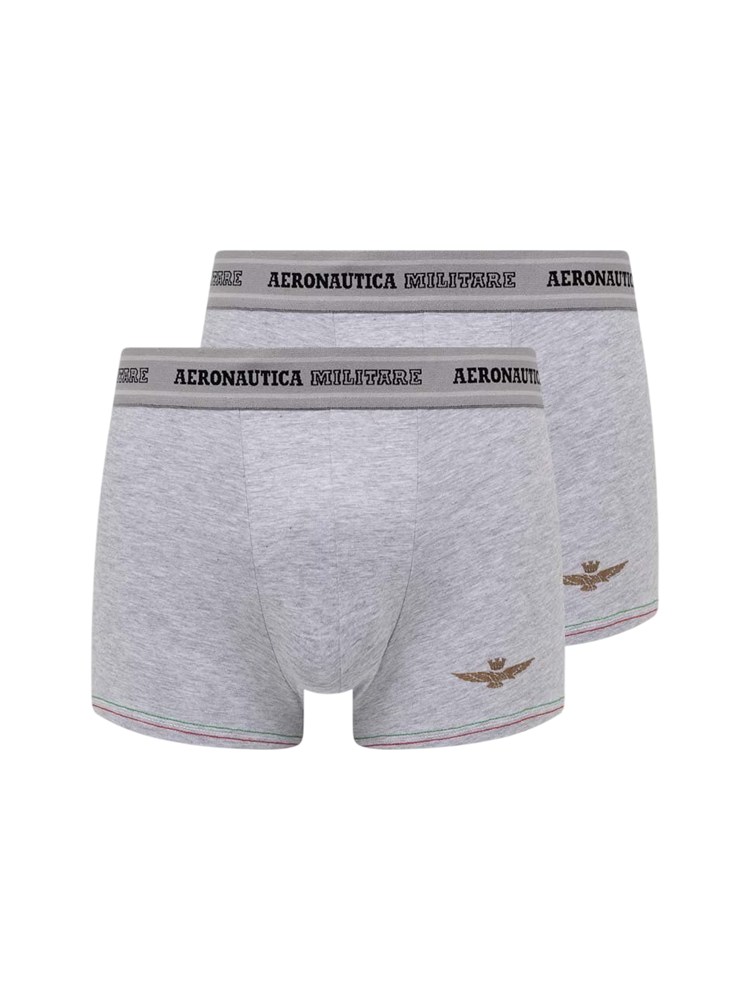 Boxer 2pack Aeronautica Militare in cotone grigio