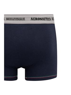 Boxer 2pack Aeronautica Militare in cotone blu in UOMO