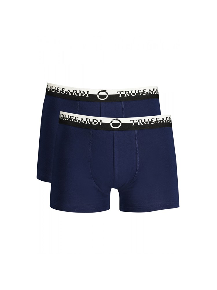 Boxer 2pack Trussardi in cotone blu