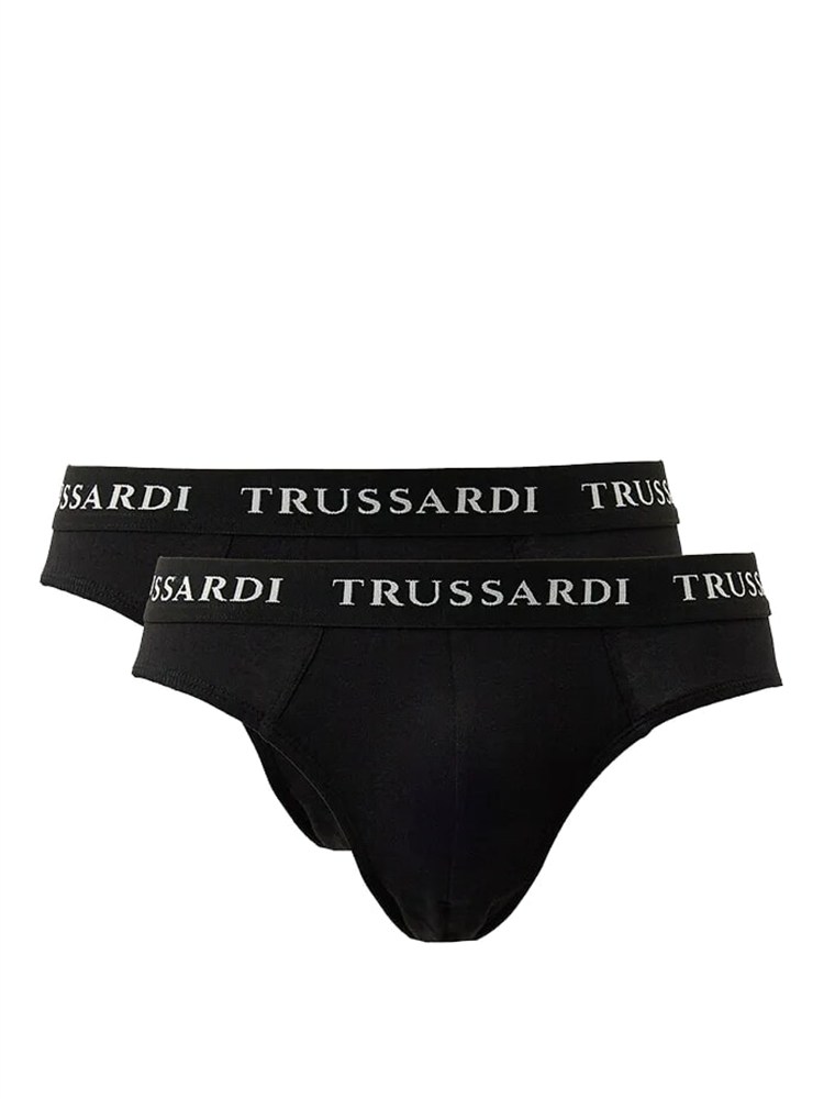 Slip 2pack Trussardi uomo in cotone nero