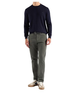 Maglia uomo Harmont & Blaine in lana merino blu in UOMO