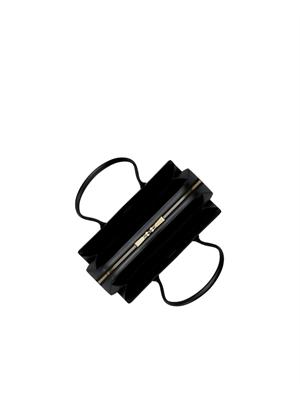 Borsa Laila Michael Michael Kors in pelle nera in DONNA