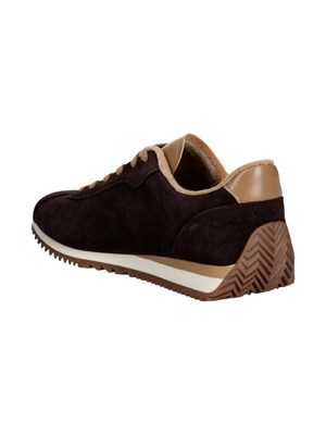 Sneakers Rhodes Trainer Michael Michael Kors donna in camoscio marrone in DONNA