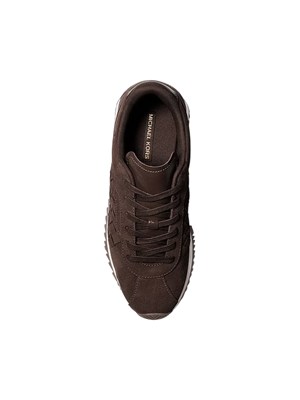 Sneakers Rhodes Michael Michael Kors in pelle marrone in DONNA